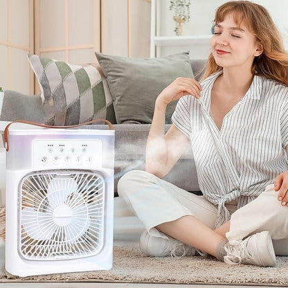 Portable Rechargeable Cooling Fan – Ultra-Quiet & Powerful Air Circulation