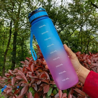 Sport Print Water Bottle Gym Water Bottle For Outdoor, School, Office, Jogging 1000 ml Sipper