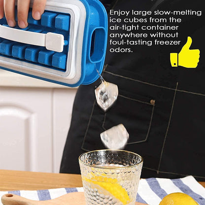 Folding Curling Ice Tray Molds Bar Maker Bag