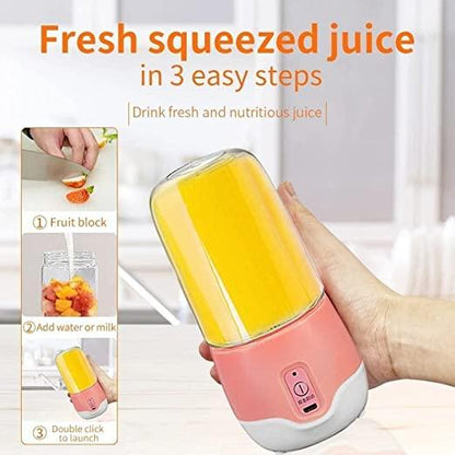 Portable Mini USB Rechargeable Fruit Juicer